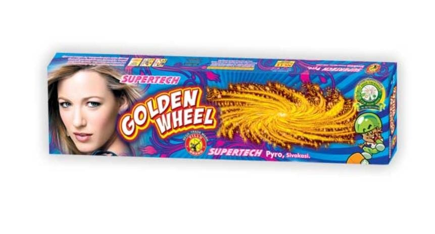 SK Pyro Park GOLDEN WHEEL (5PCS)